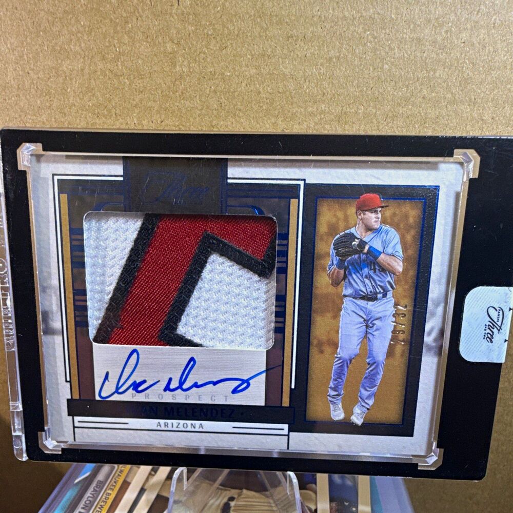2024 Panini Three and Two Ivan Melendez RC Prospect Jersey Auto Mem /99